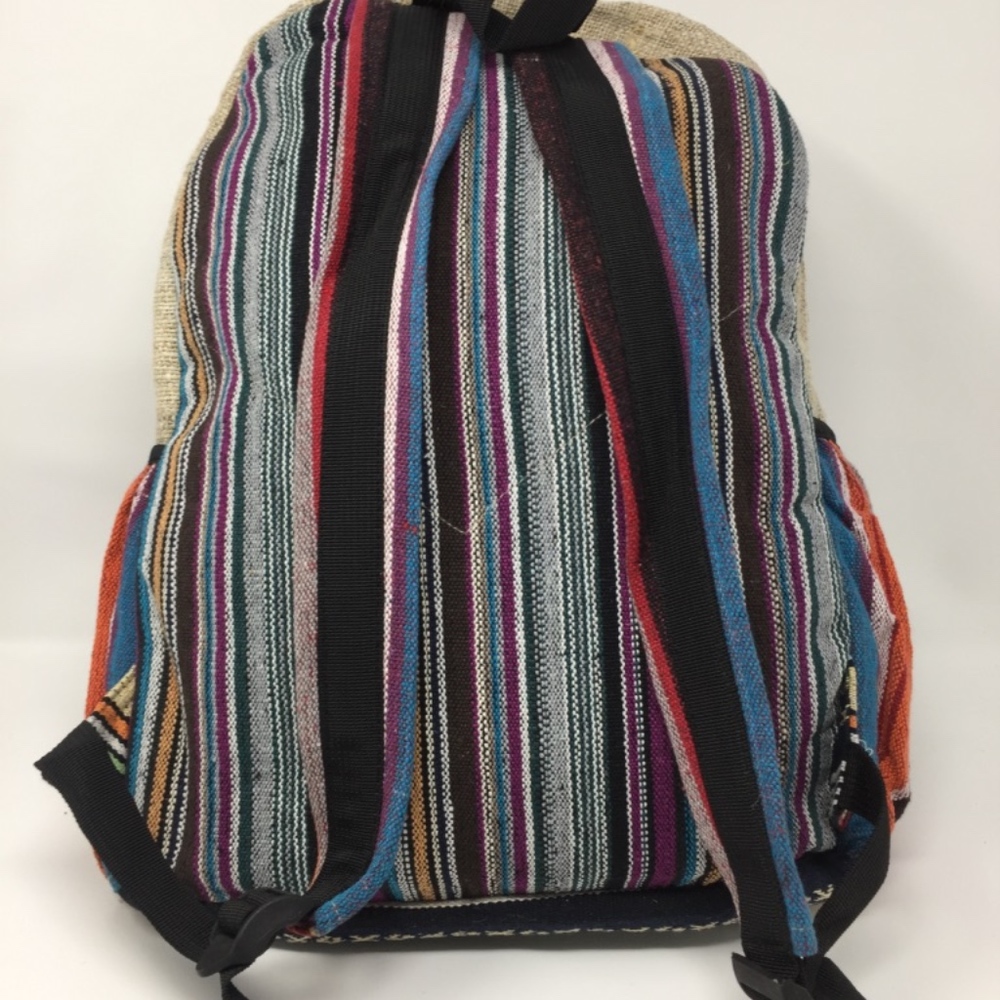 Unisex Himalayan Hemp Backpack w/ Laptop Sleeve - Picture 6 of 8
